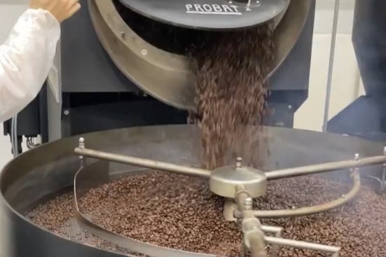 今天烘一锅拼配咖啡豆